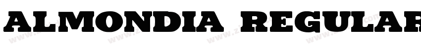 Almondia Regular字体转换